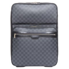 LOUIS VUITTON Damier Graphite Pegase Legere 55 black canvas business luggage