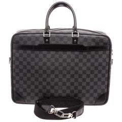 Louis Vuitton Damier Graphite Porte Documents Voyage Briefcase Bag 