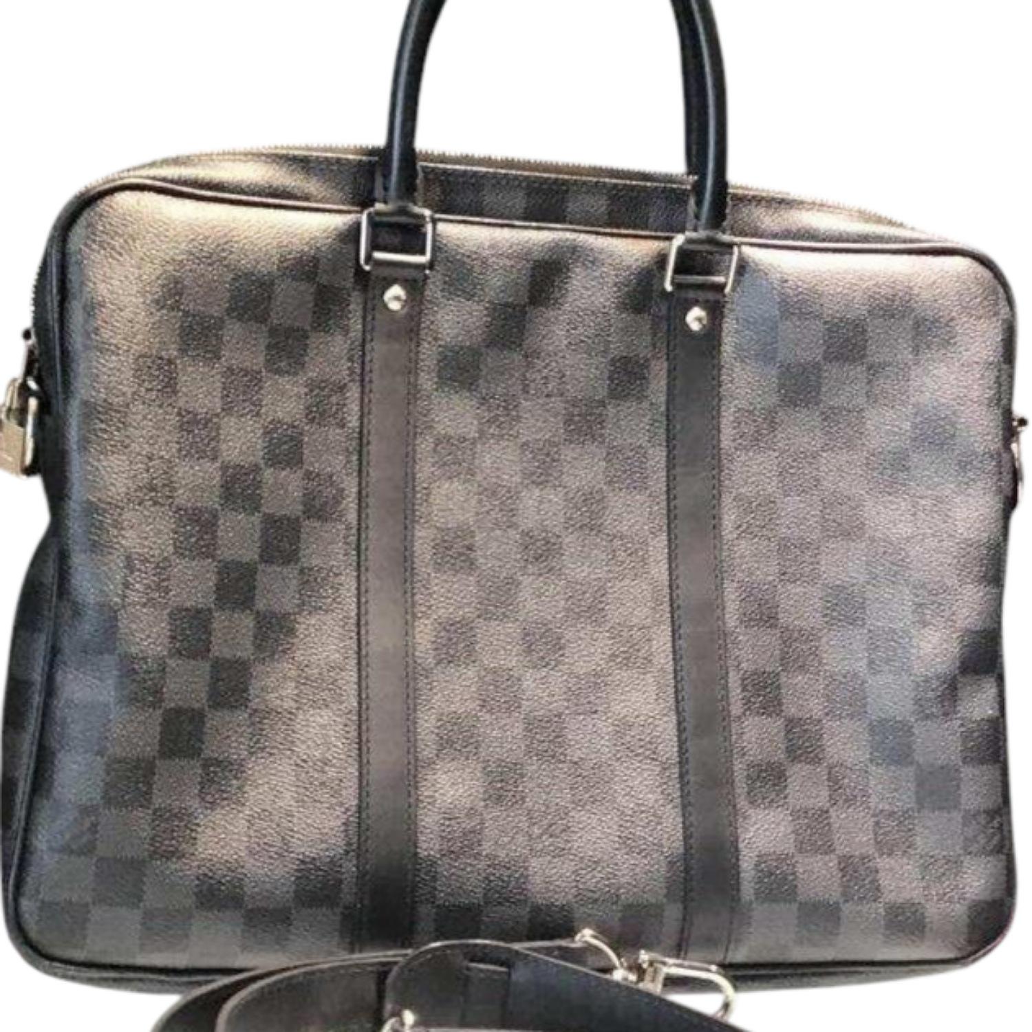Louis Vuitton Damier Graphite Porte Documents Voyage PM en vente 2