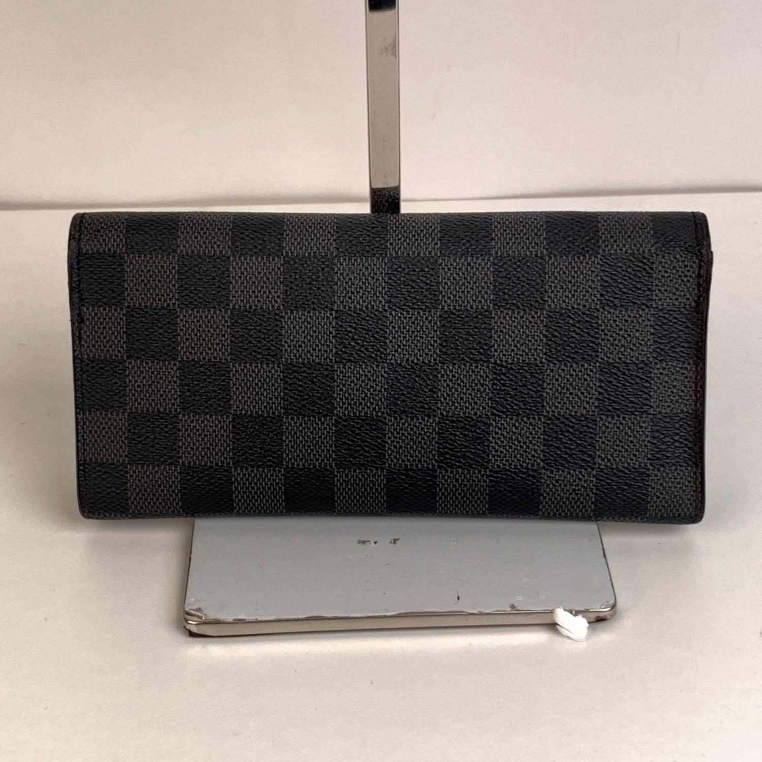 louis vuitton damier graphite id card holder