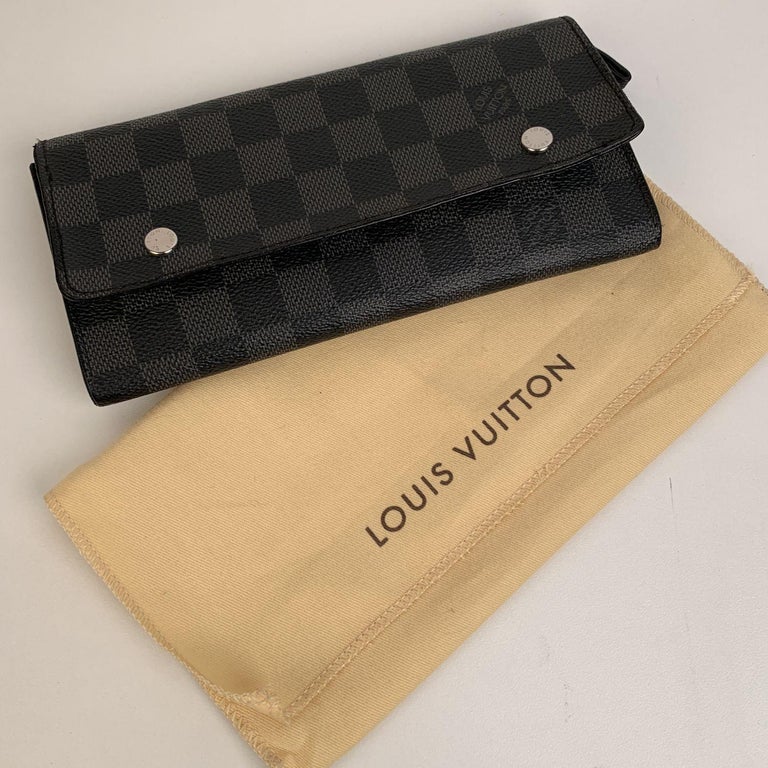 Louis Vuitton Damier Graphite Portefeuille Long Modulable Wallet For Sale  at 1stDibs | lv card holder