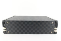 Louis Vuitton Damier Graphit Präsident Classeur Aktentasche/Kofferanhänger Attache 33lk721