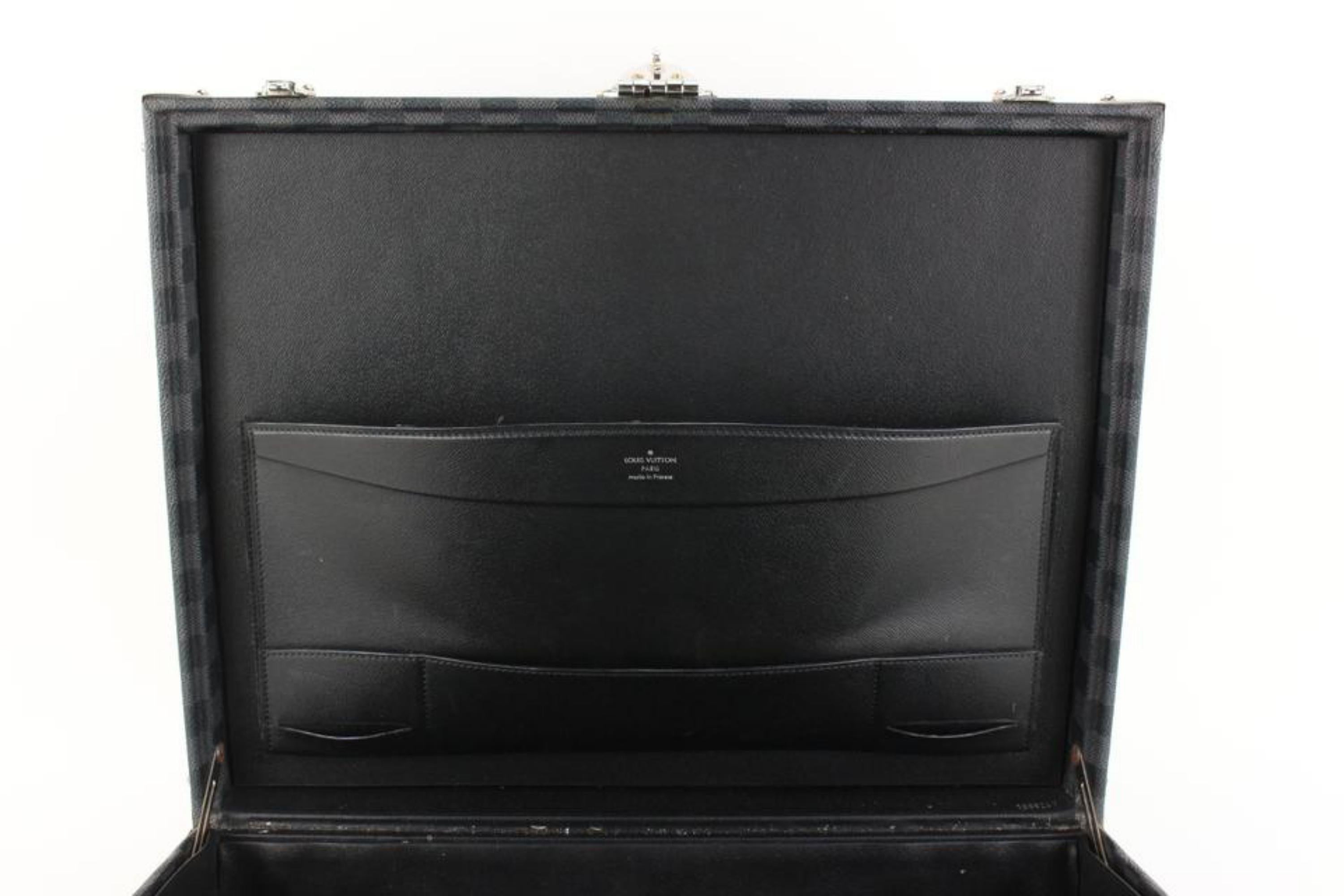 Louis Vuitton Damier Graphite President Classeur Briefcase Trunk Attache 33lk721 1