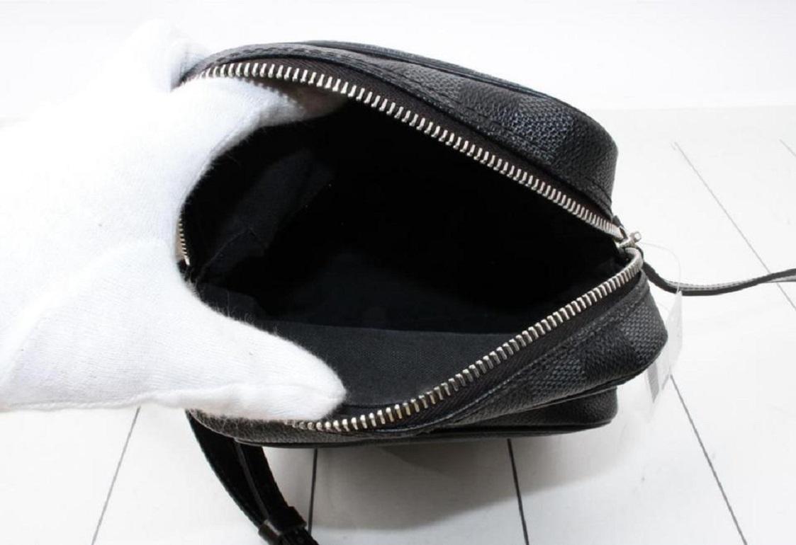 Black Louis Vuitton Damier Graphite Rem Crossbody Messenger Amazon Bag  861346