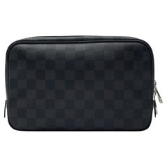 Louis Vuitton Damier Graphite Toilet Pouch GM Cosmetic Bag