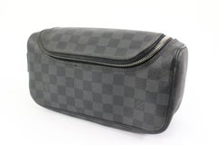 Louis Vuitton Damier Graphite Toiletry Pouch Dopp Kit Trousse 27lk413s