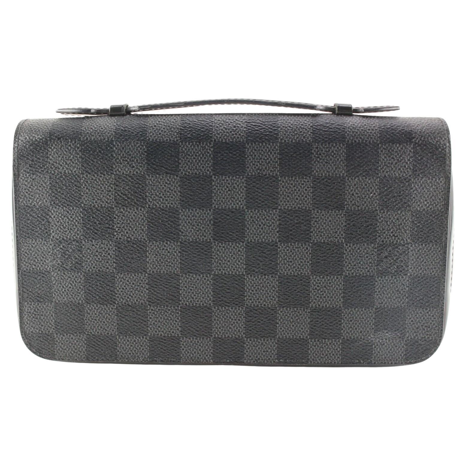Louis Vuitton sac de voyage damier graphite à fermeture éclair XL 11LK0425 en vente