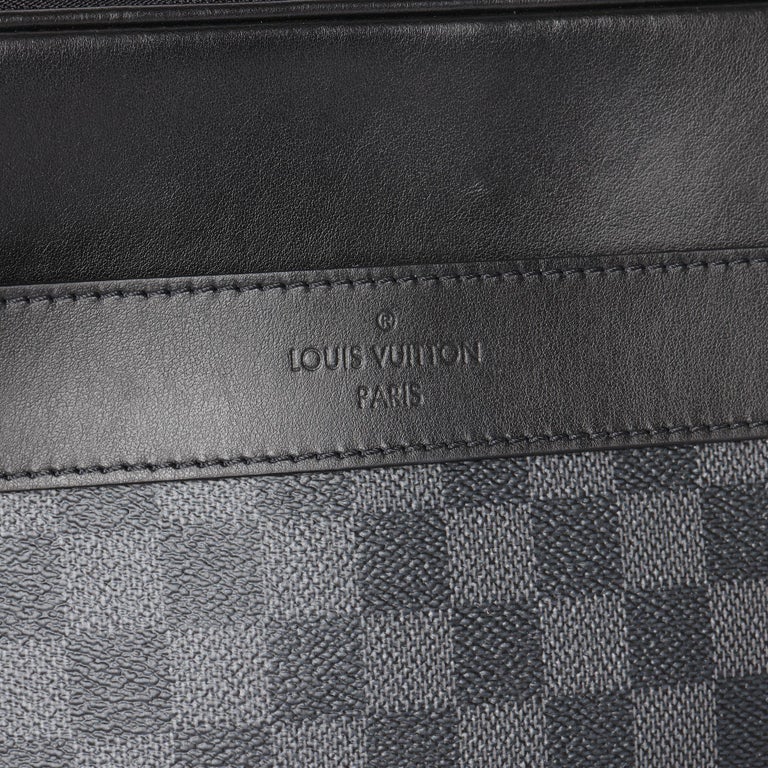 Louis Vuitton Trocadero NM Messenger Damier Graphite PM Black 827761