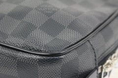 Louis Vuitton Damier Graphite Trouse GM Toiletry Pouch Cosmetic Case  16lz426s