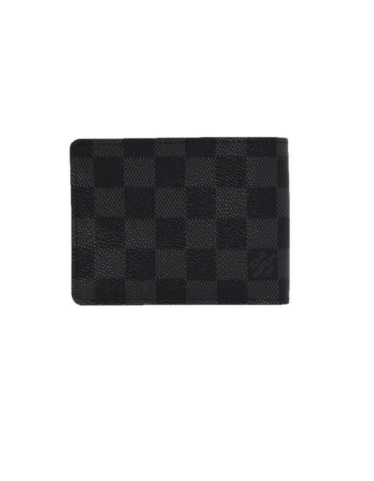 Louis Vuitton Damier Graphite Trunks and Locks Multiple Wallet For Sale at 1stdibs