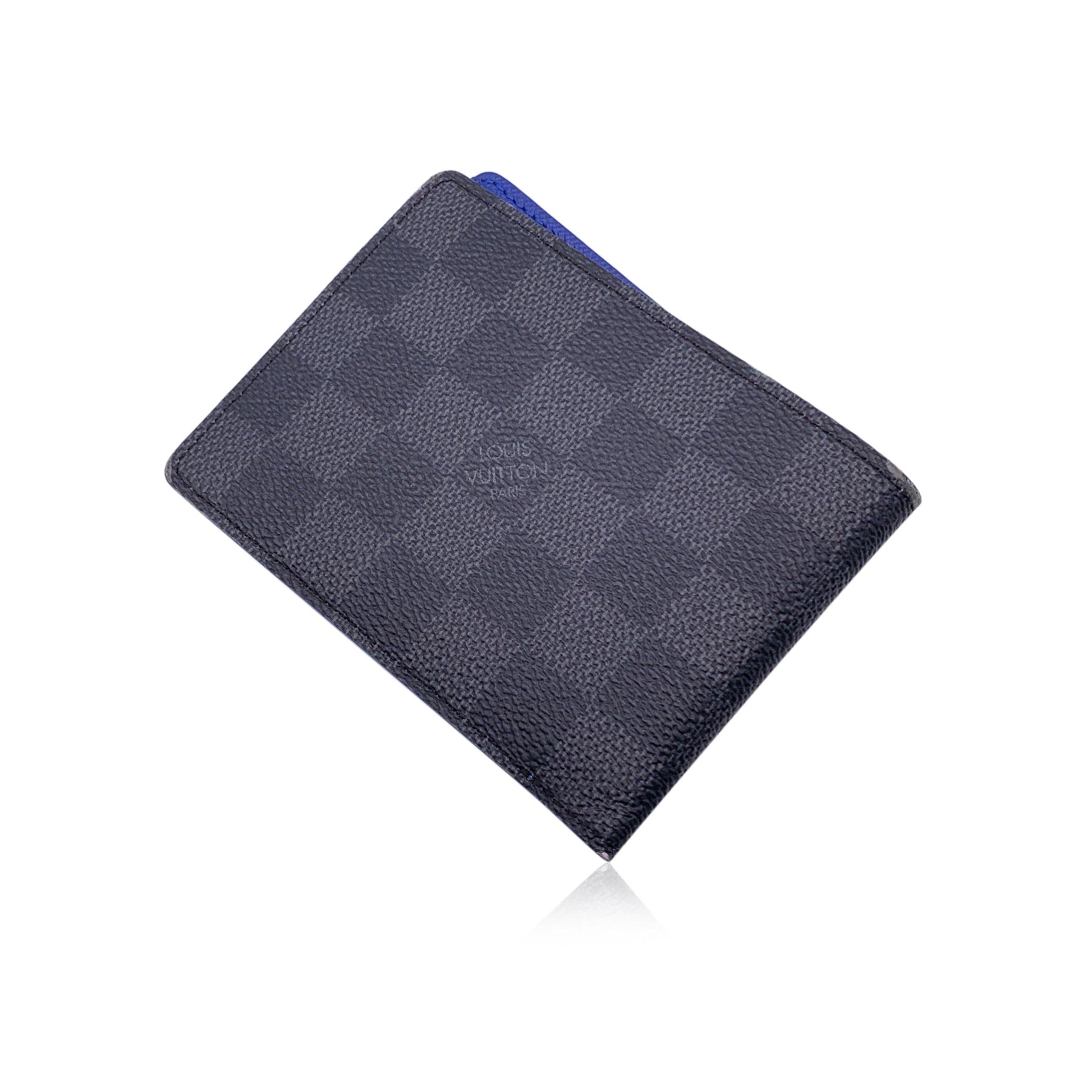 Black Louis Vuitton Damier Graphite Virgil Abloh Multiple Bifold Wallet