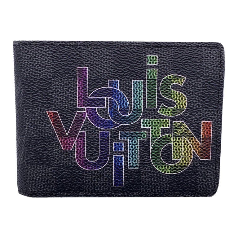 Louis Vuitton Damier Graphite Virgil Abloh Multiple Bifold Wallet
