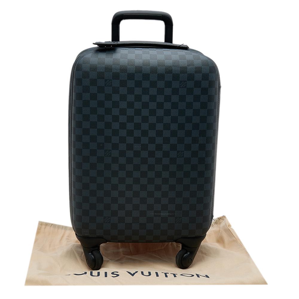 Women's Louis Vuitton Damier Graphite Zephyr 55 Rolling Suitcase