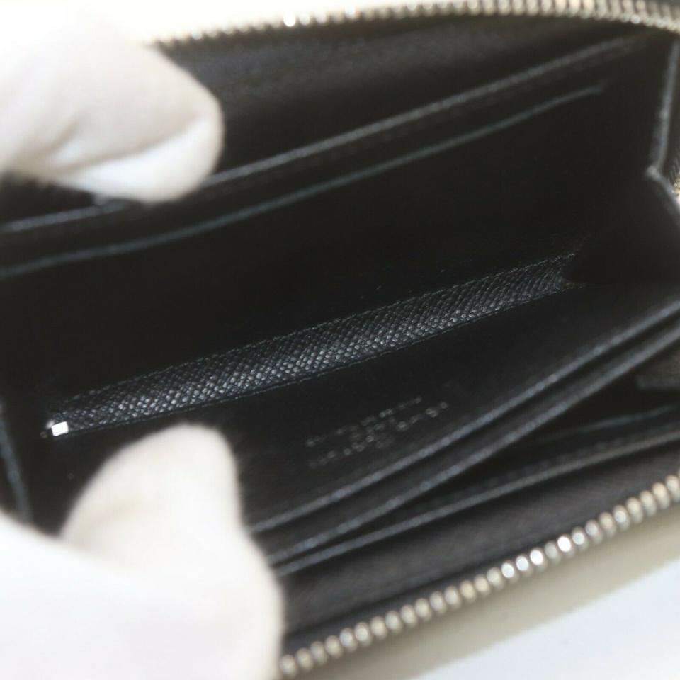 Damier Graphit Zippy Münze Brieftasche kompakte Reißverschluss um Handtasche 861782 im Angebot 1