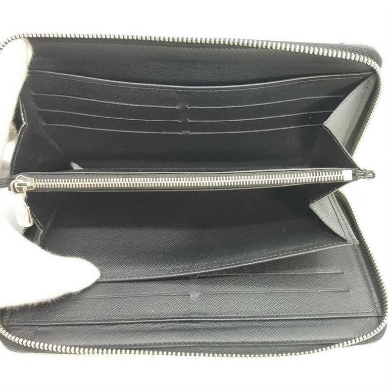 Louis Vuitton Damier Graphite Zippy Organizer Long Wallet 863448 In Good Condition For Sale In Dix hills, NY