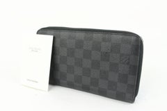 Louis Vuitton Damier Graphite Zippy Organizer Long Wallet Zip Around 51lz414s