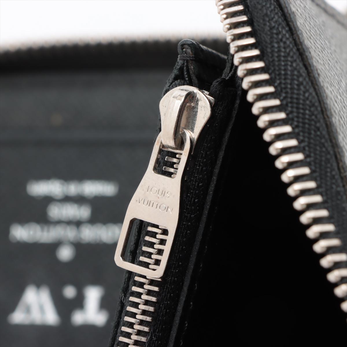 Louis Vuitton Damier Graphite Zippy Vertical Wallet For Sale 3