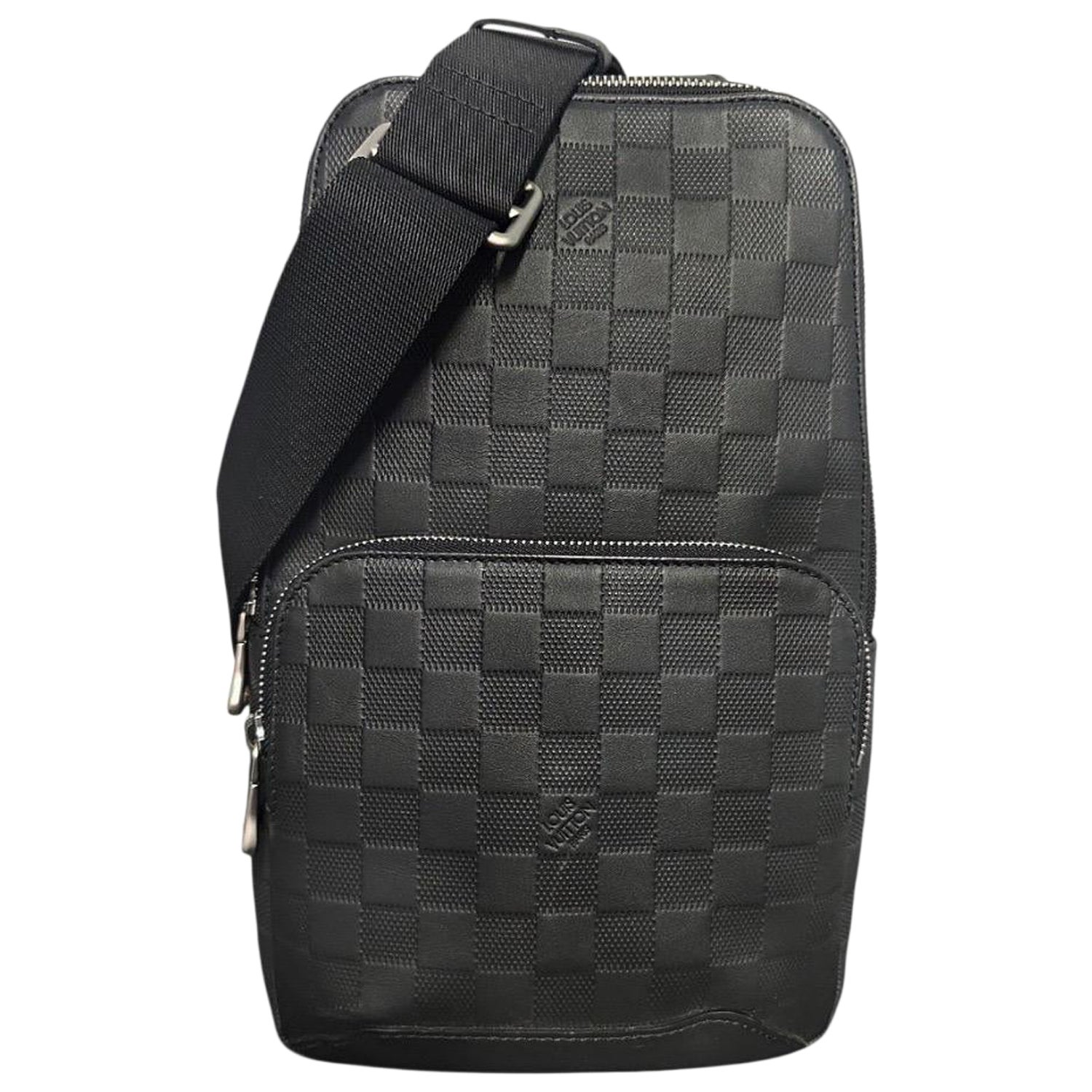 Louis Vuitton Damier Infini Avenue Sling Bag Onyx en vente