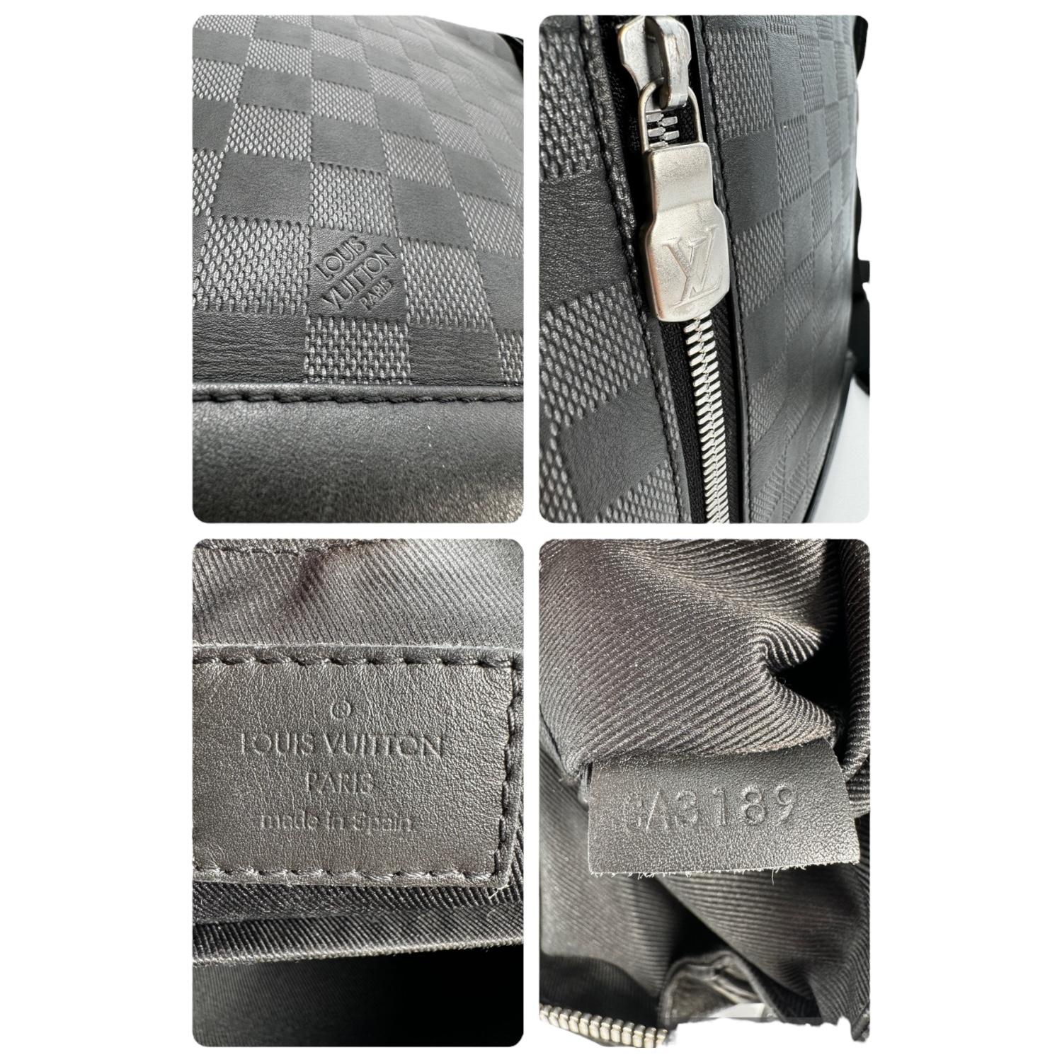 Louis Vuitton Damier Infini Discovery BB Messenger Onyx Bag_ For Sale 2
