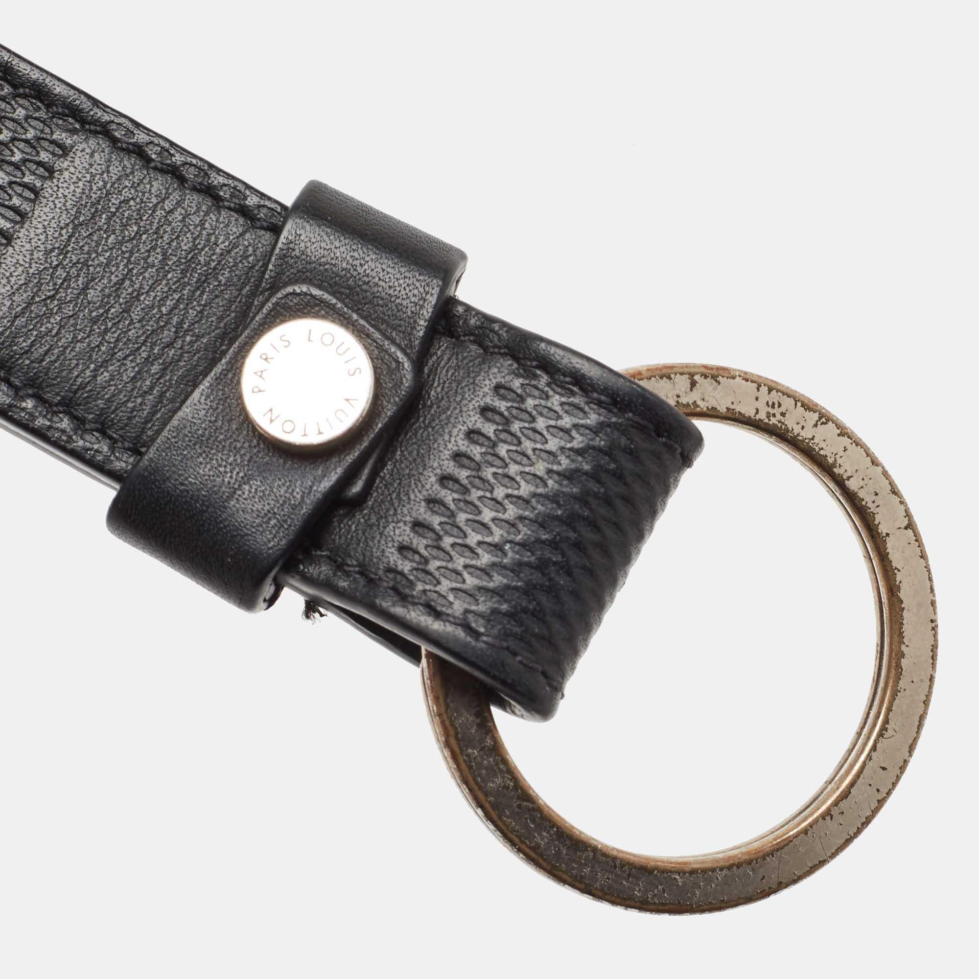 Men's Louis Vuitton Damier Infini Leather LV Dragonne Key Holder