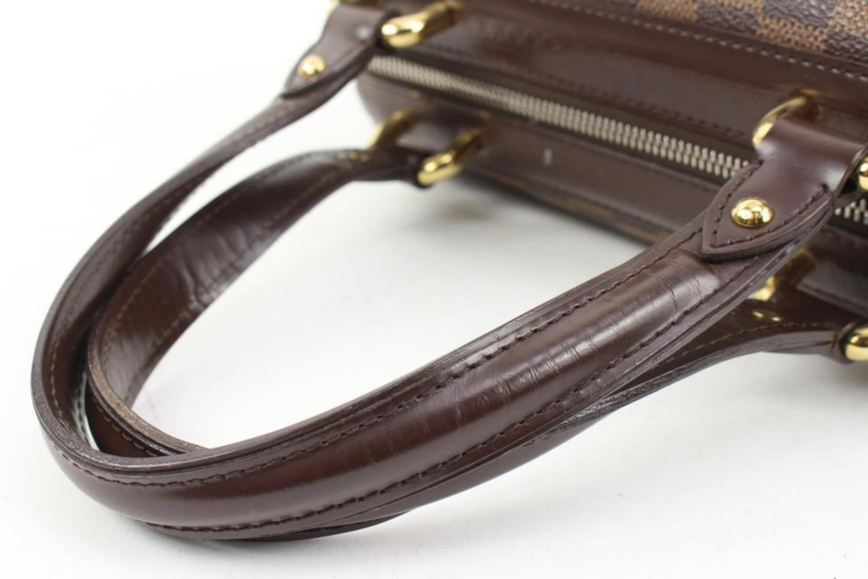 Brown Louis Vuitton Damier Knightsbridge Buckle Boston Bag 3lv131s For Sale