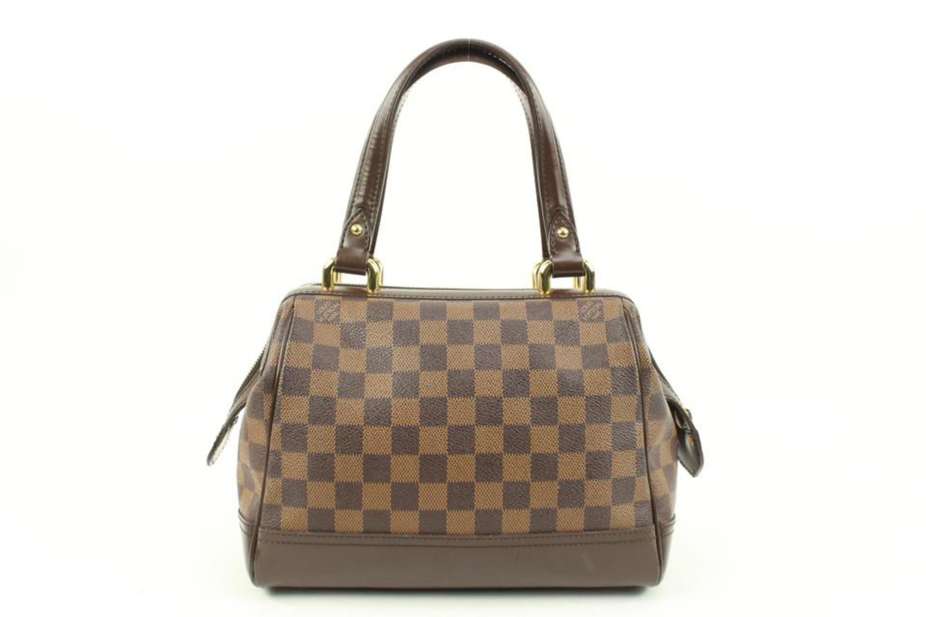 Louis Vuitton Damier Knightsbridge Buckle Boston Bag 3lv131s In Good Condition For Sale In Dix hills, NY