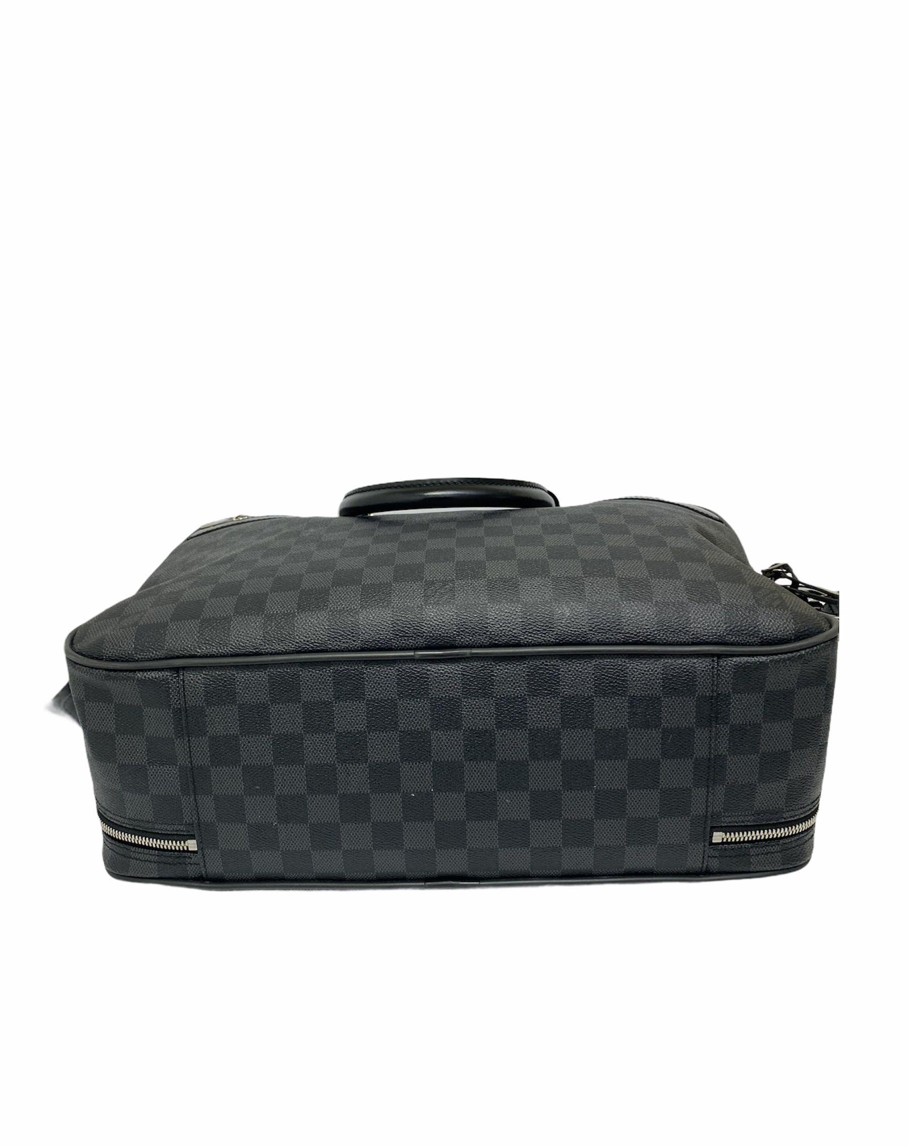 Louis Vuitton Damier Leather Shoulder Bag  1