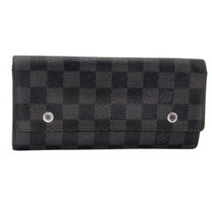 Louis Vuitton Damier Long Gm Graphite Double Snap Wallet LV-W0930P-0383