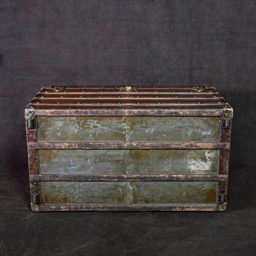 Louis Vuitton Damier 'Malle Courrier' Steamer Trunk, circa 1896 2