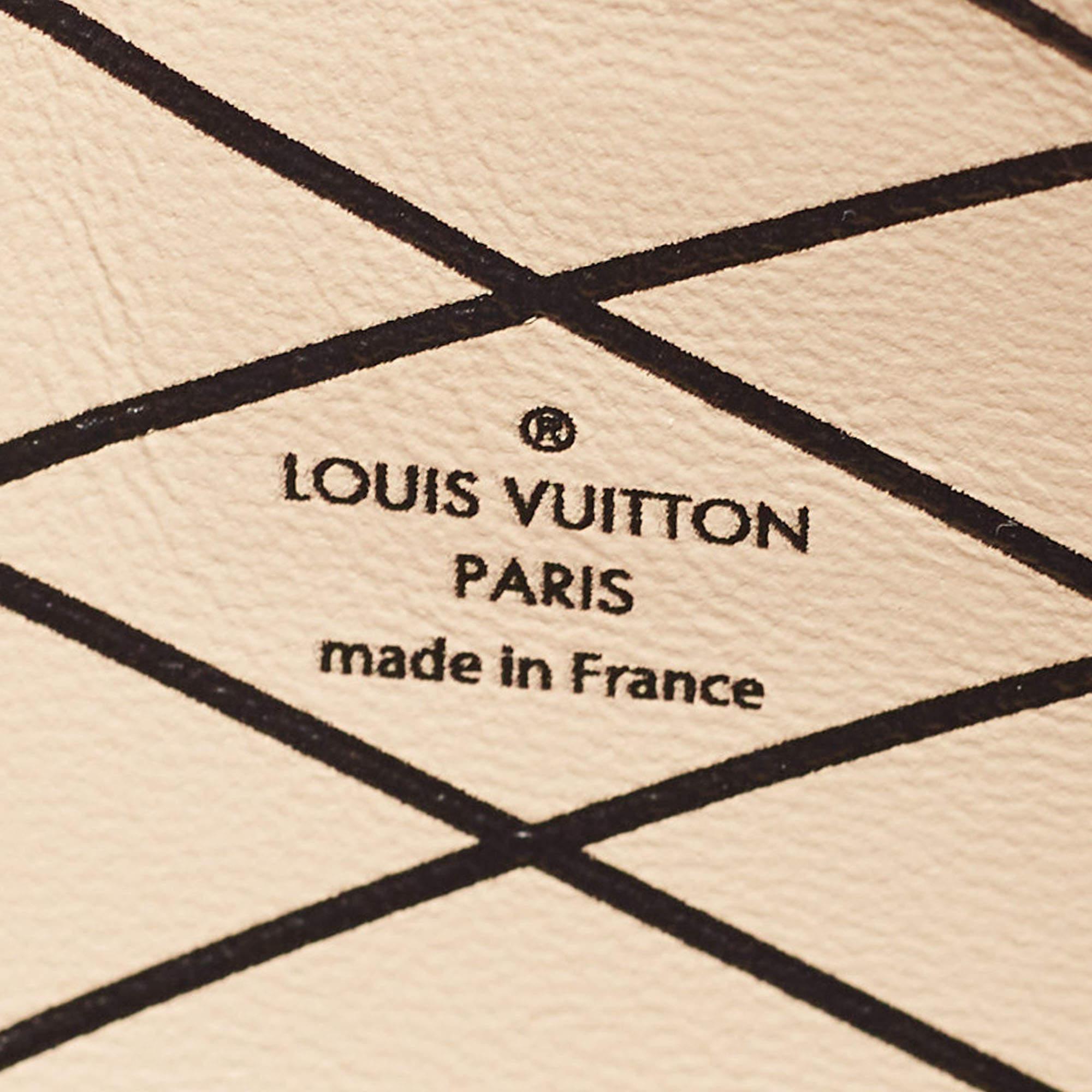 Louis Vuitton Damier Monogramm Segeltuch LV Pop Trunk Clutch Bag im Angebot 7