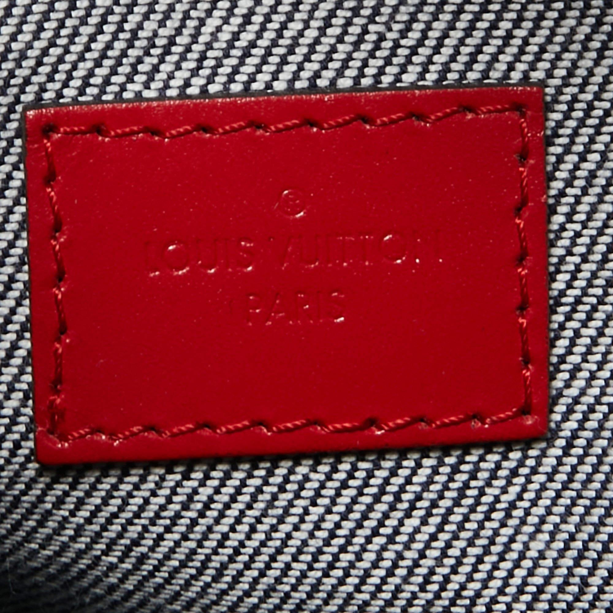 Louis Vuitton Damier Monogram Denim Patchwork Speedy Bandoulier 30 Bag 2