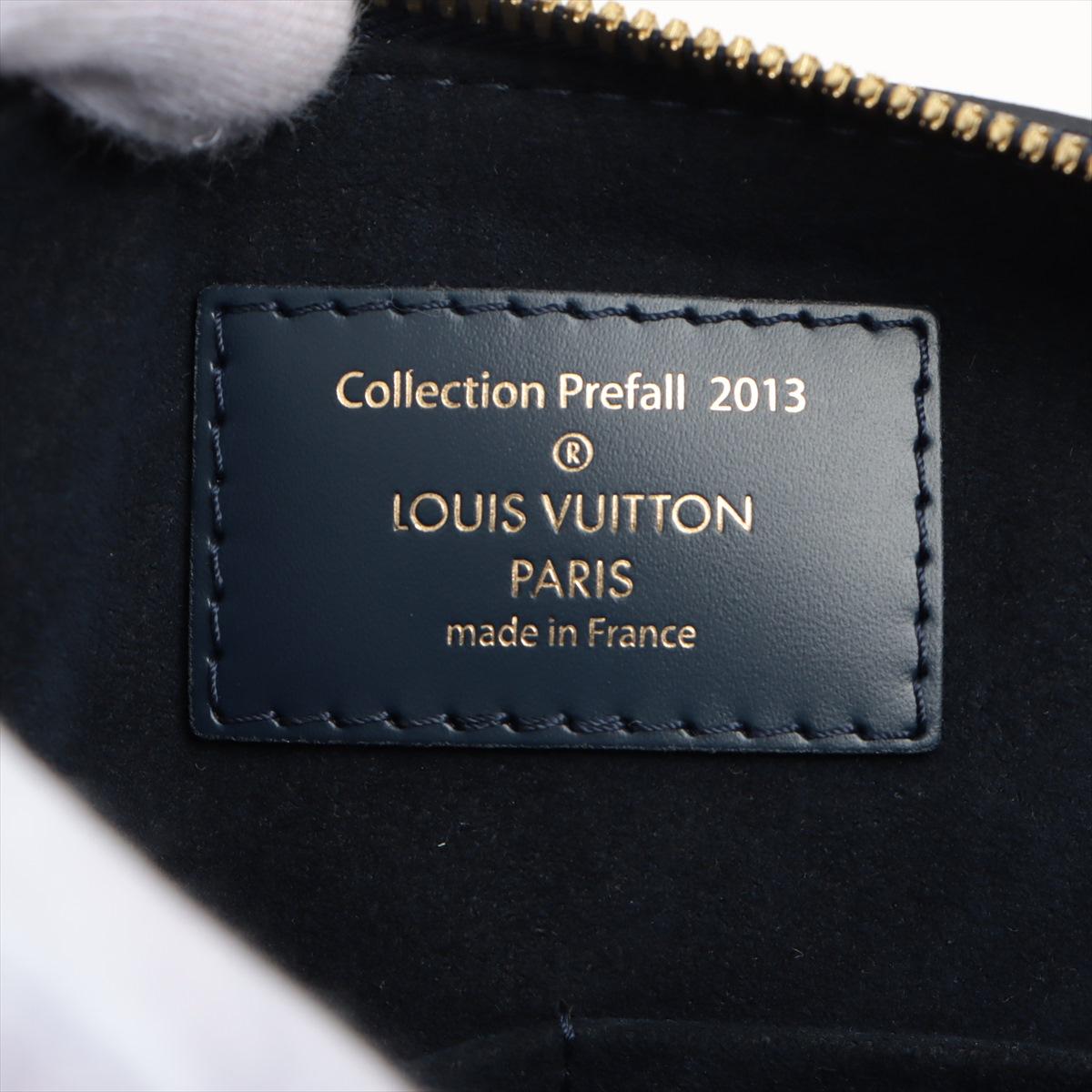 LOUIS VUITTON Damier Paillettes Speedy 30 with Navy Sequins  For Sale 3