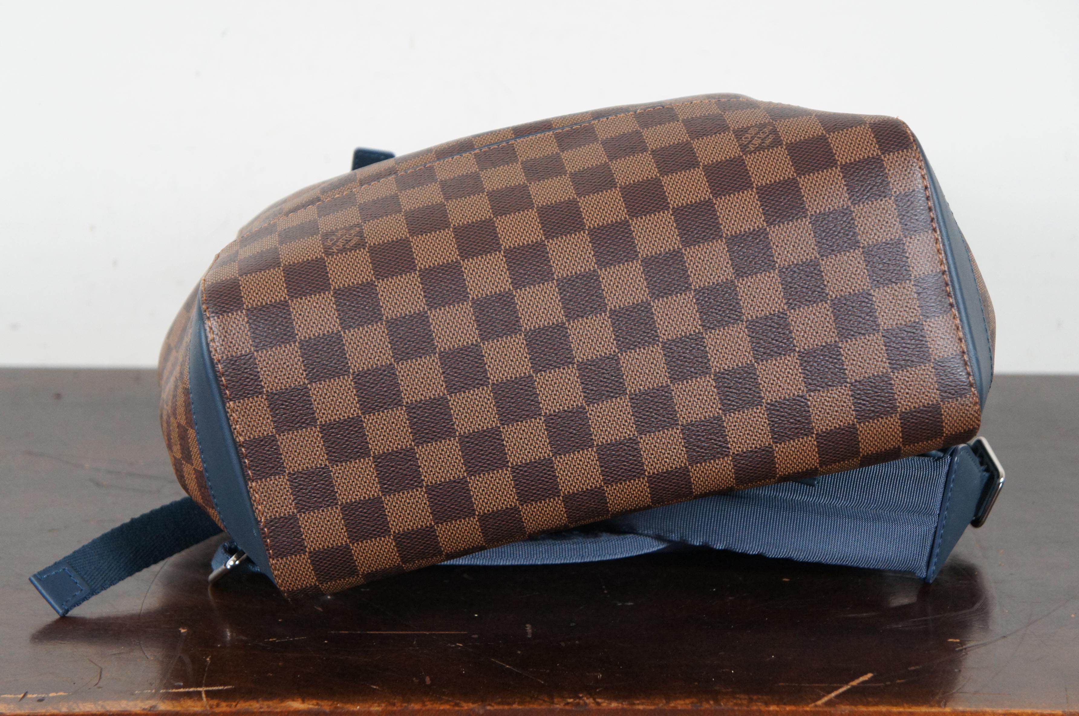 Modern Louis Vuitton Damier Runner Backpack Shoulder Bag Tote Ebene Canvas N41377