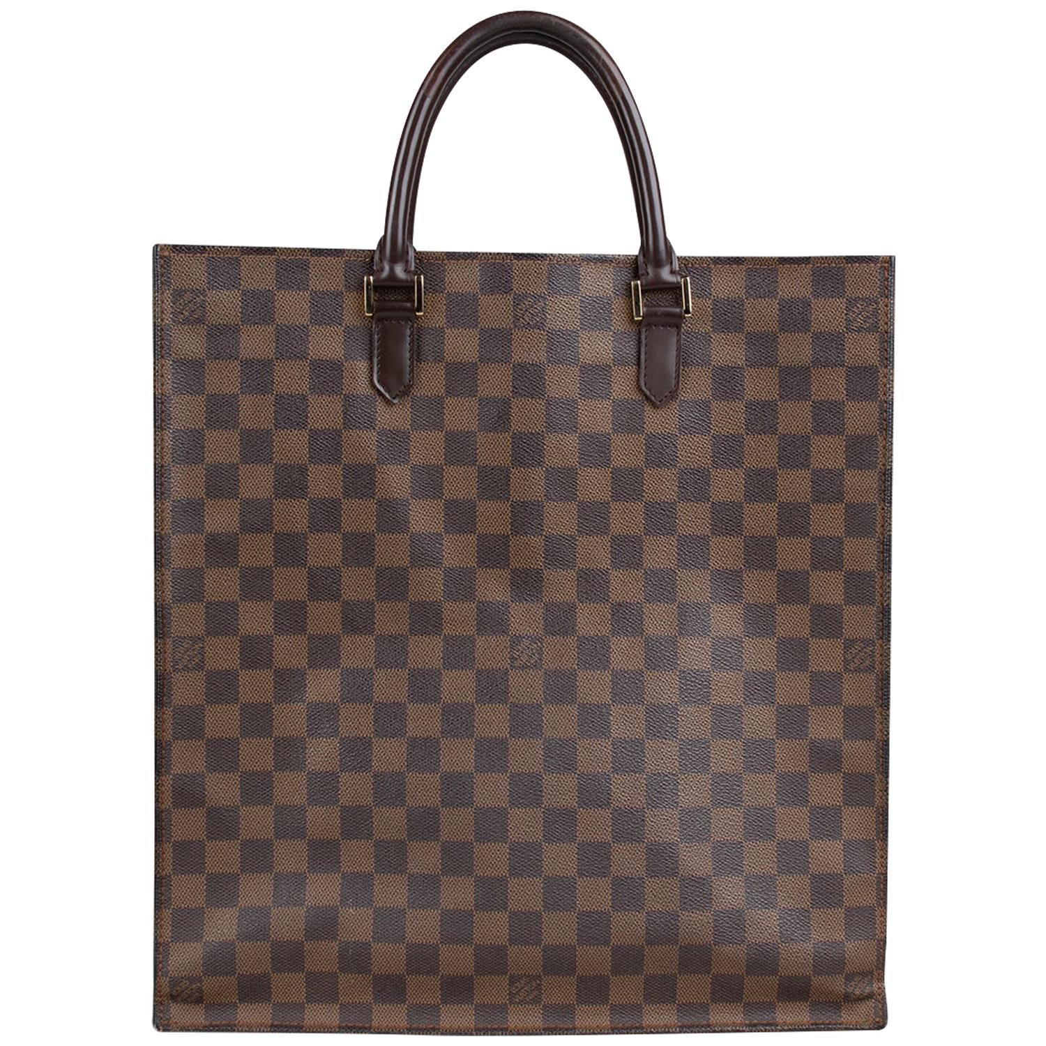 Louis Vuitton Damier Sac Plat Bag at 1stDibs