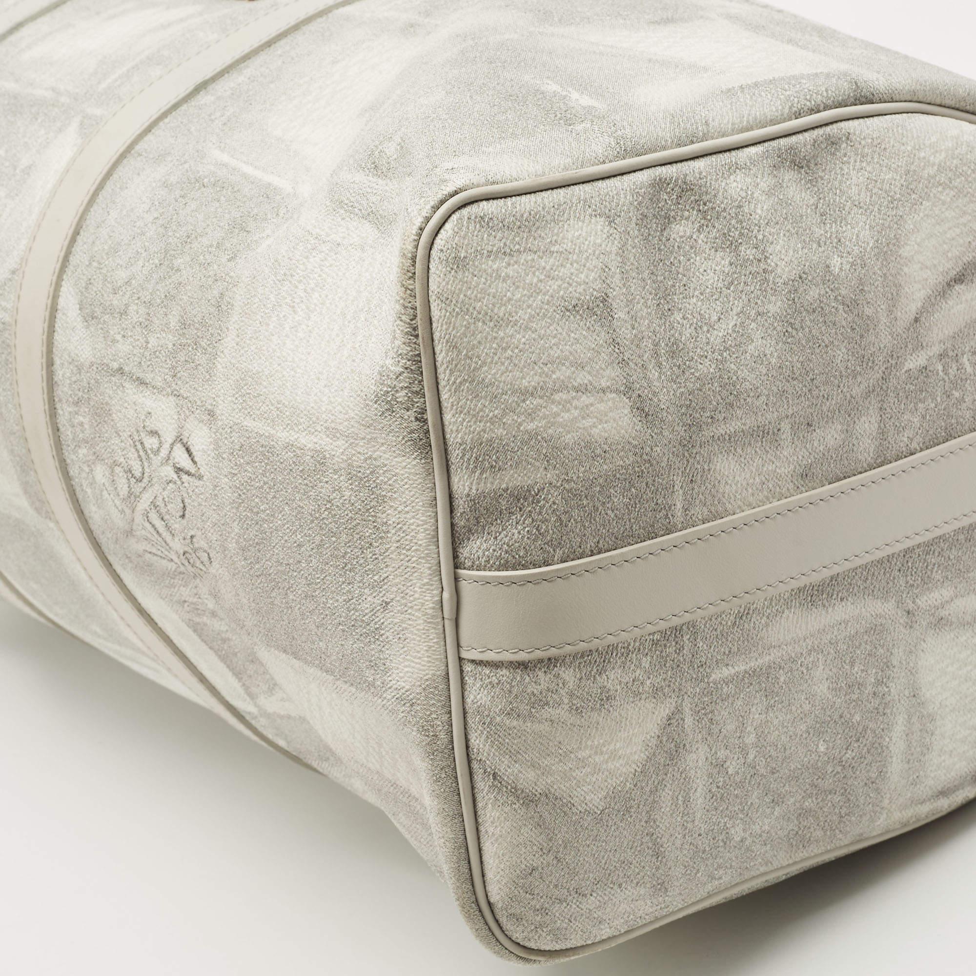 Louis Vuitton Damier Salt Canvas Keepall 50 Bandouliere Bag 7