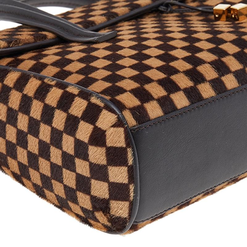 Louis Vuitton Damier Sauvage Calfhair Limited Edition Lionne Spawn Bag 5
