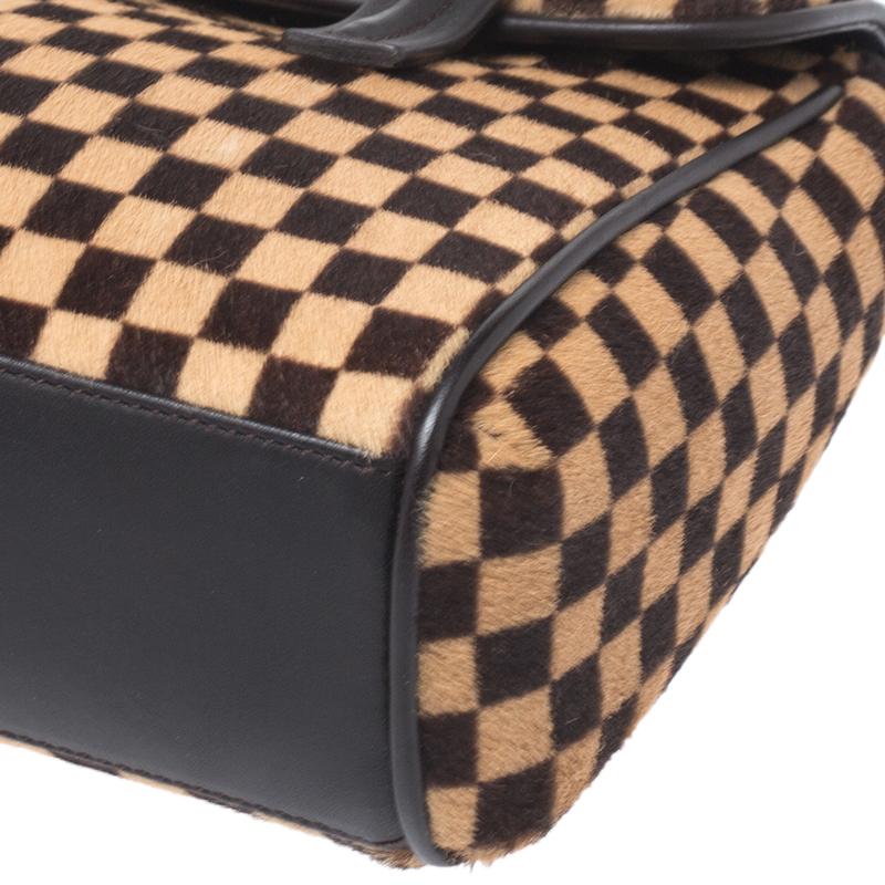 Women's Louis Vuitton Damier Sauvage Calfhair Limited Edition Lionne Spawn Bag
