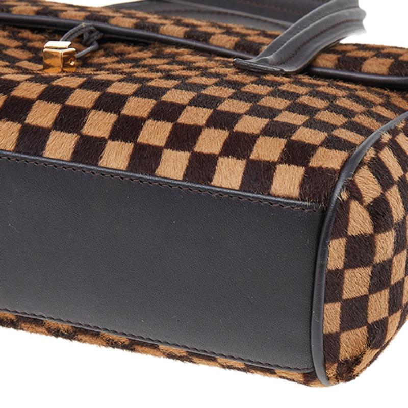Louis Vuitton Damier Sauvage Calfhair Limited Edition Lionne Spawn Bag 1