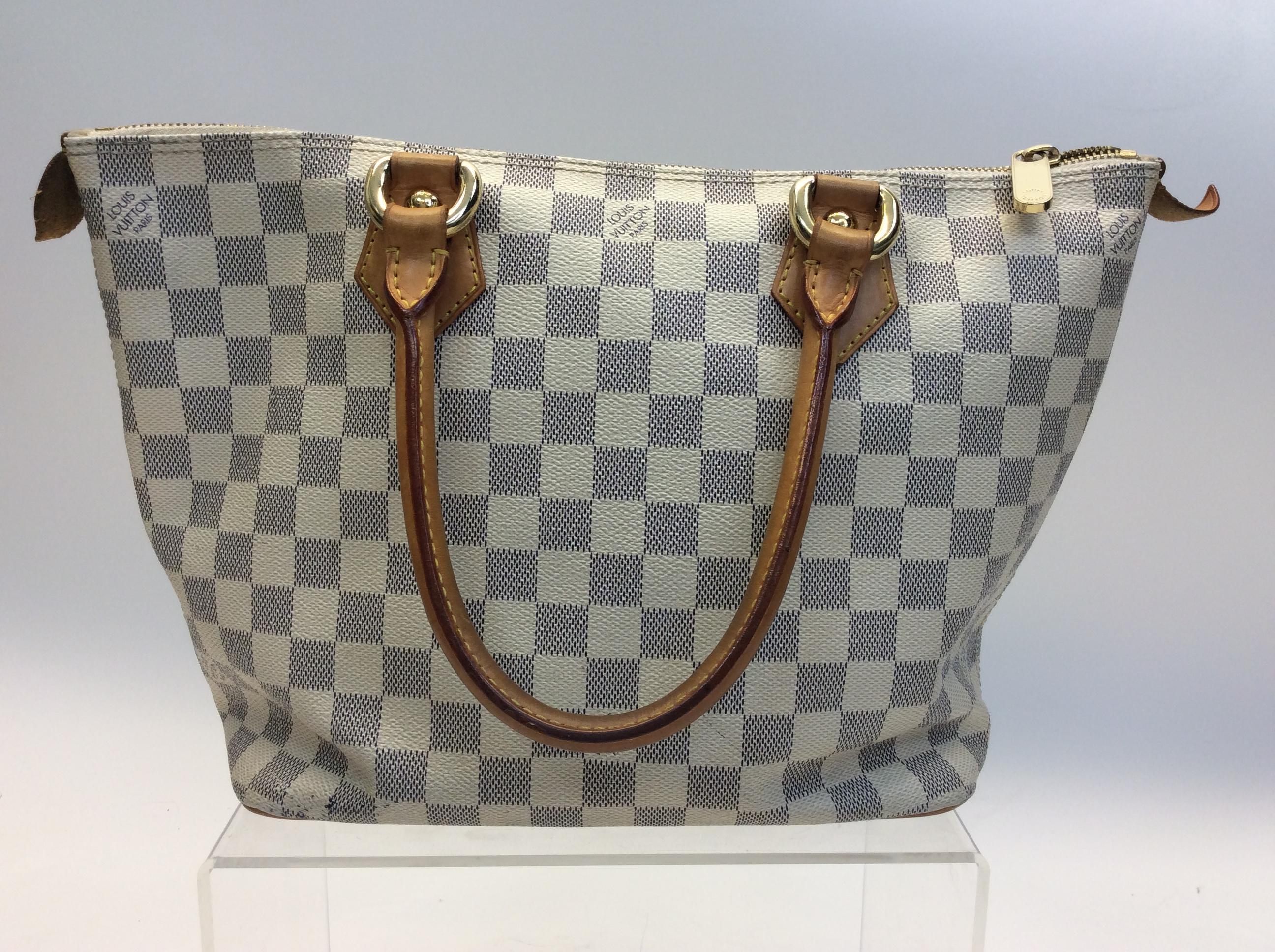 Gray Louis Vuitton Damier Shoulder Bag 