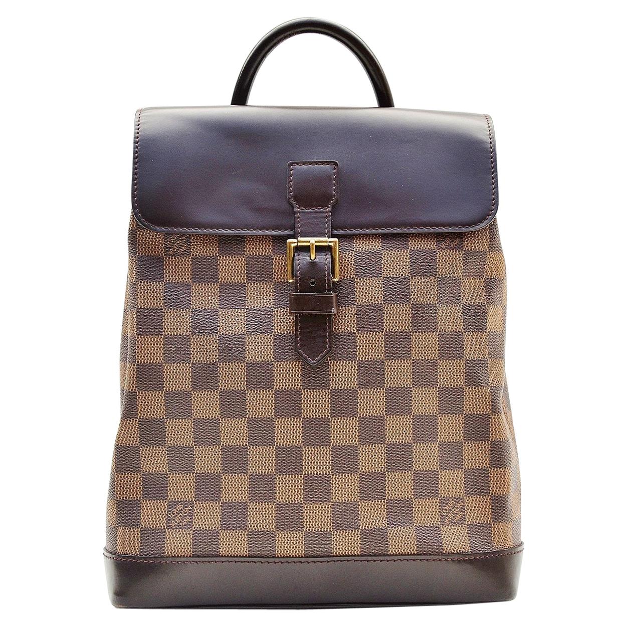 Louis Vuitton, Bags, Louis Vuitton Damier Ebene Large Backpack