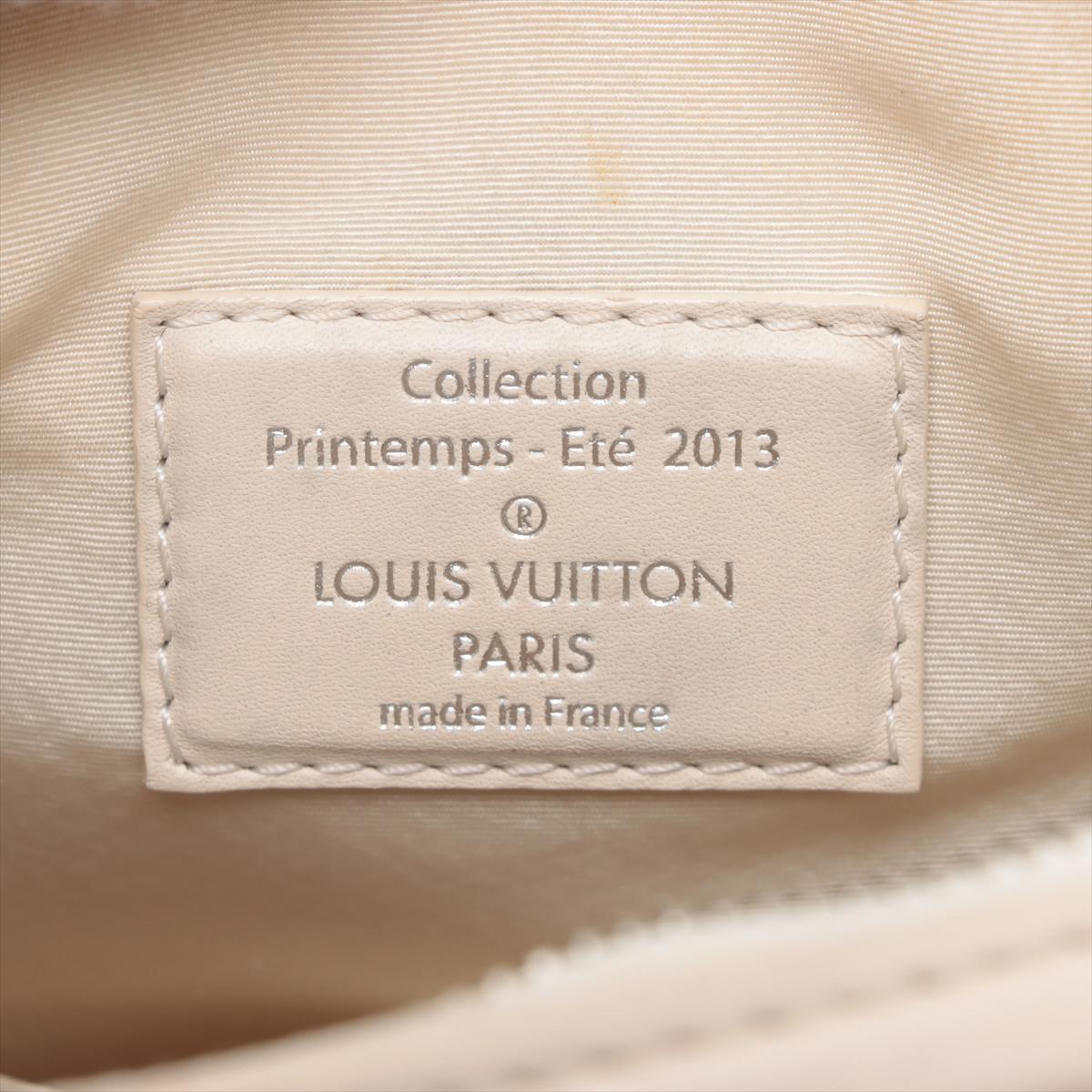 Louis Vuitton Damier Speedy Cube PM Green x White 5