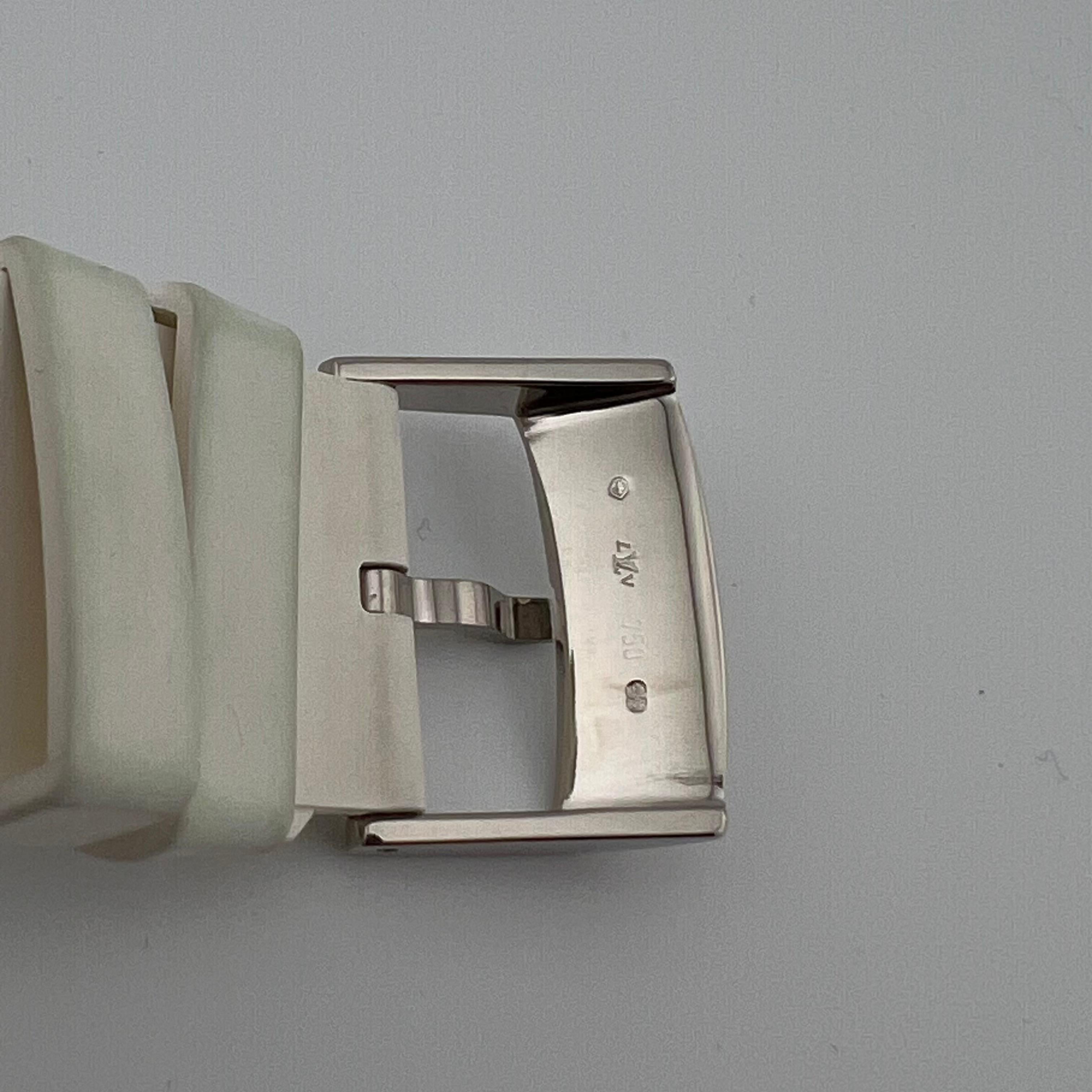 Louis Vuitton Damier Speedy Edición Limitada Q231C 33mm Oro Blanco 18k y Diamantes en venta 12