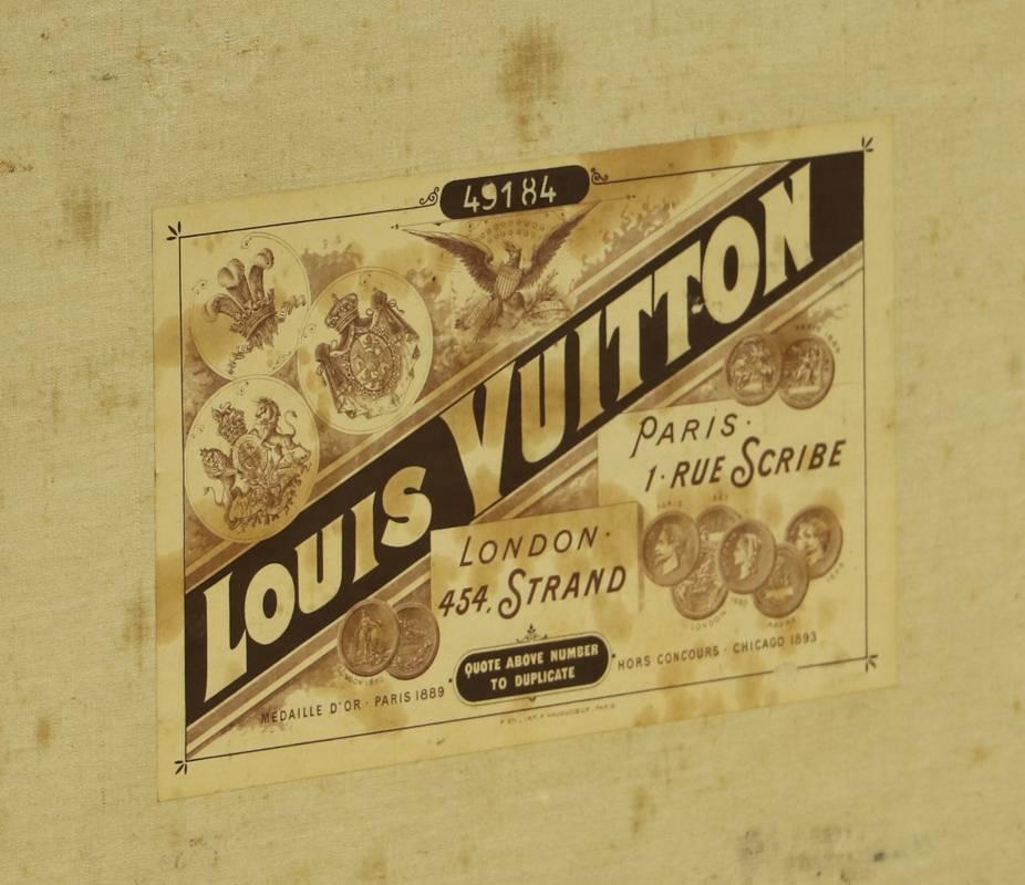 Louis Vuitton Damier Steamer Trunk, 1890s 7