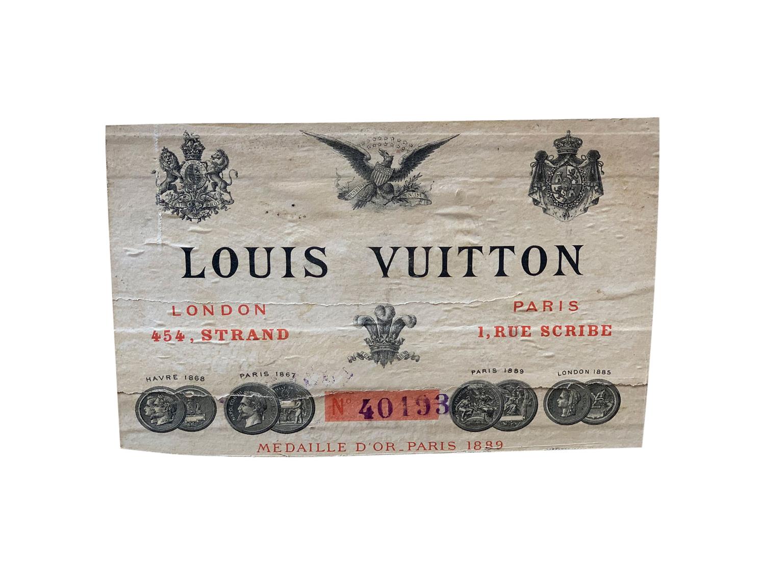 Louis Vuitton Damier Steamer Trunk, circa 1905 For Sale 2