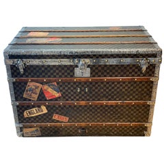 Louis Vuitton Damier Steamer Trunk, circa 1905