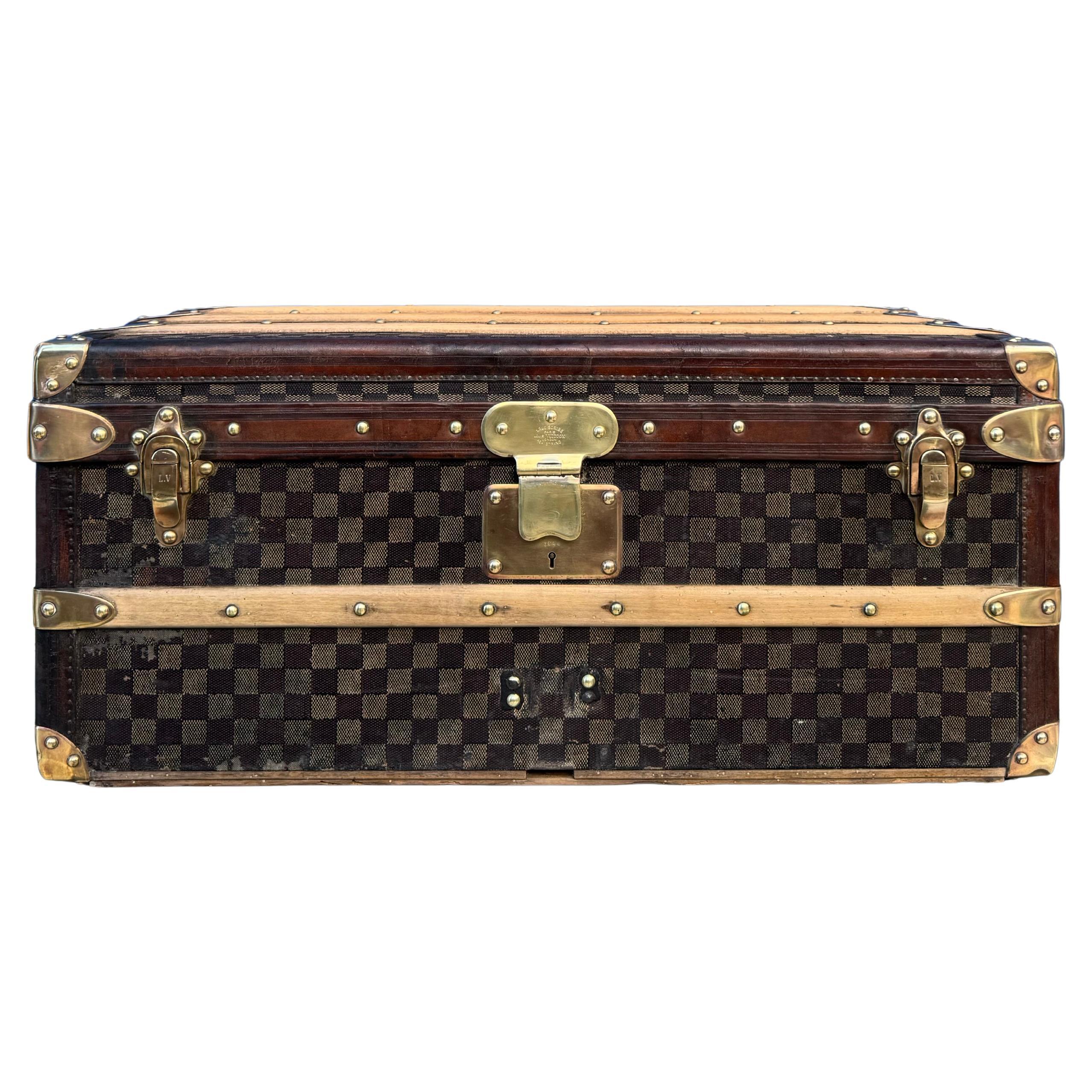 Louis Vuitton Damier Travel Trunk 1889 im Angebot
