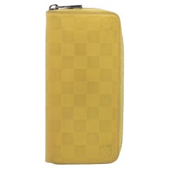 Portafoglio Louis Vuitton Damier Verticals Zippy Giallo