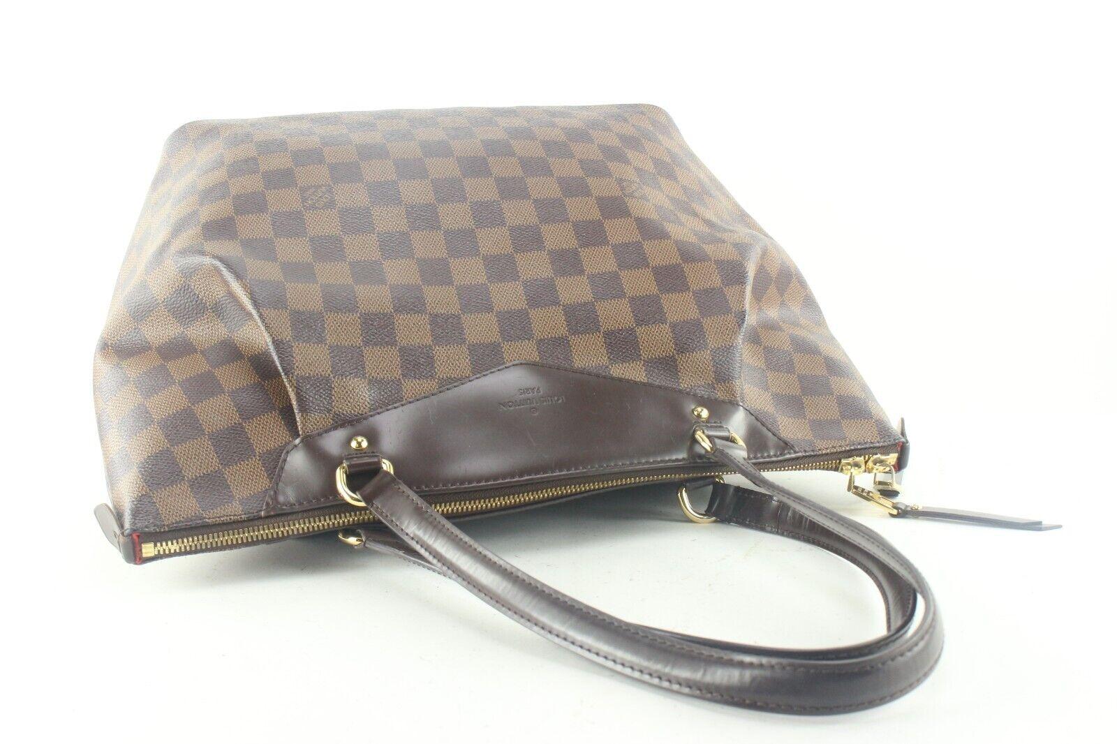 Louis Vuitton Damiier Ebene Westminster GM Zip Tote Shoulder Bag 3LV830K For Sale 1
