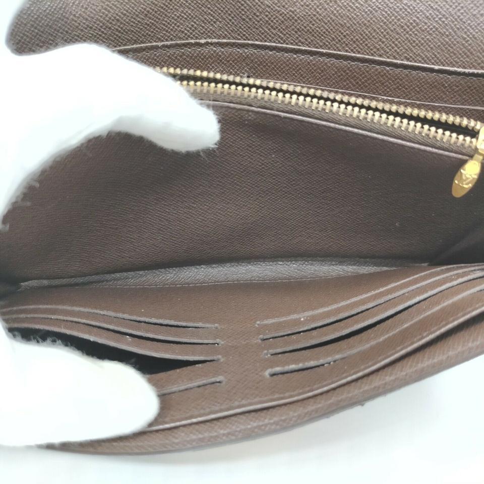 Women's Louis Vuitton Damir Ebene Portefeuille Roseberry Wallet Long Flap 862350 For Sale