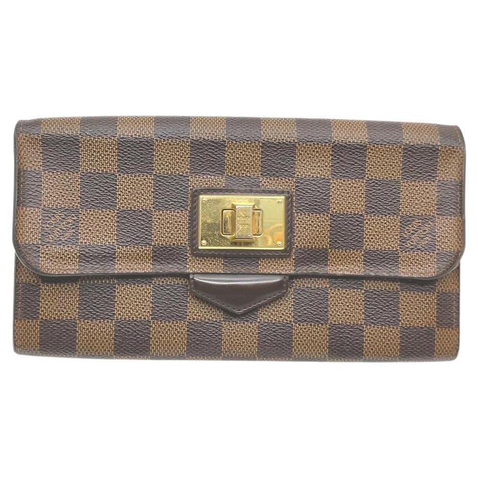 Louis Vuitton Damir Ebene Portefeuille Roseberry Wallet Long Flap 862350 For Sale